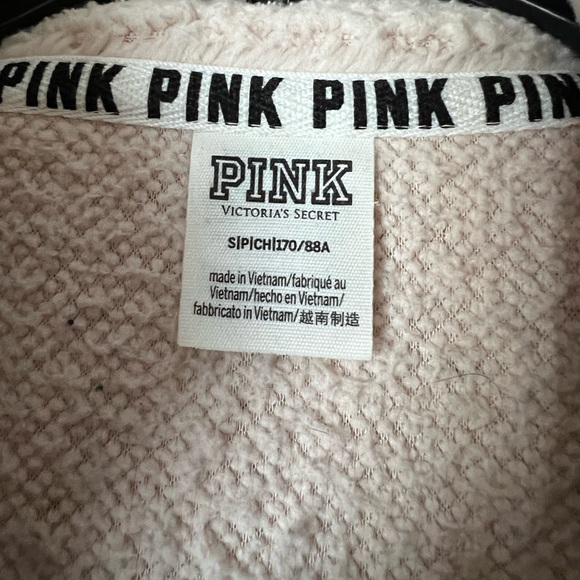 Pink Sherpa Quarter Zip - Picture 3 of 3